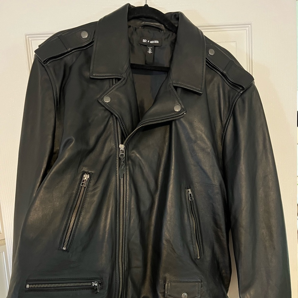 BP x Alex Costa Leather moto jacket